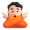 person gesturing no